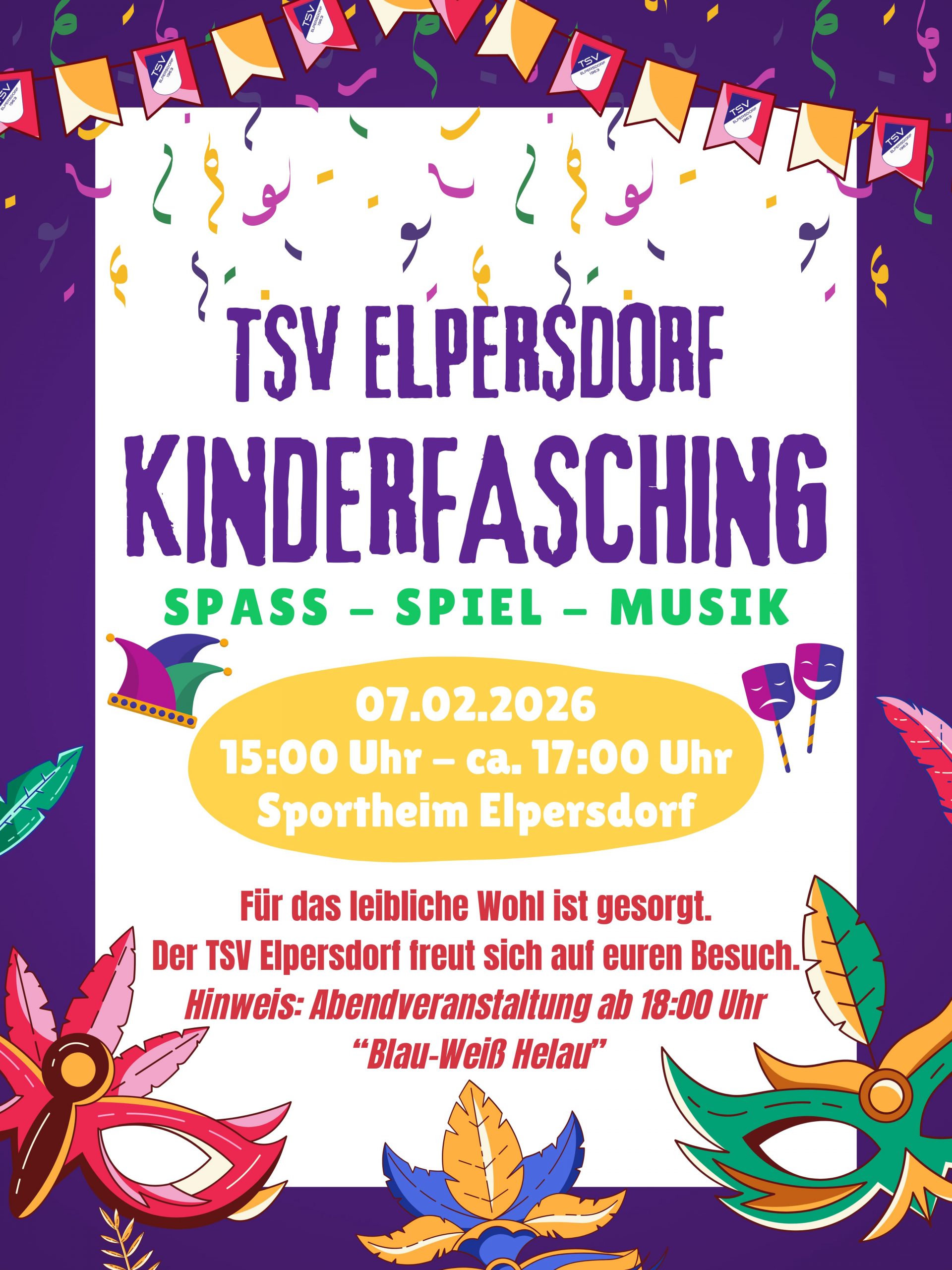 TSV Elpersdorf Kinderfasching